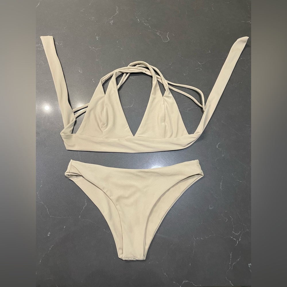 Nude Fleur Swim Set